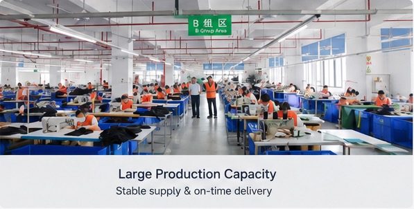 Darhope OEM and ODM bag factory production display